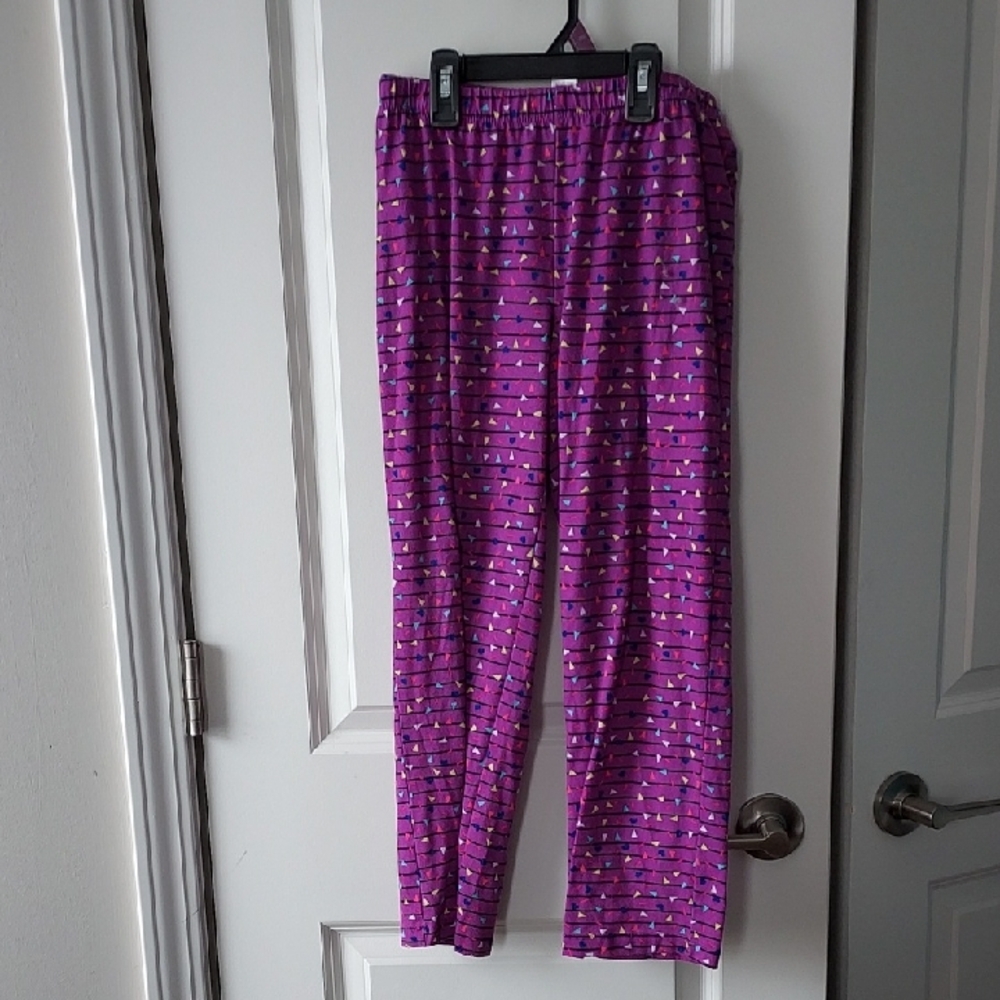Total Girl Lavender Patterned Sleepwear Medium